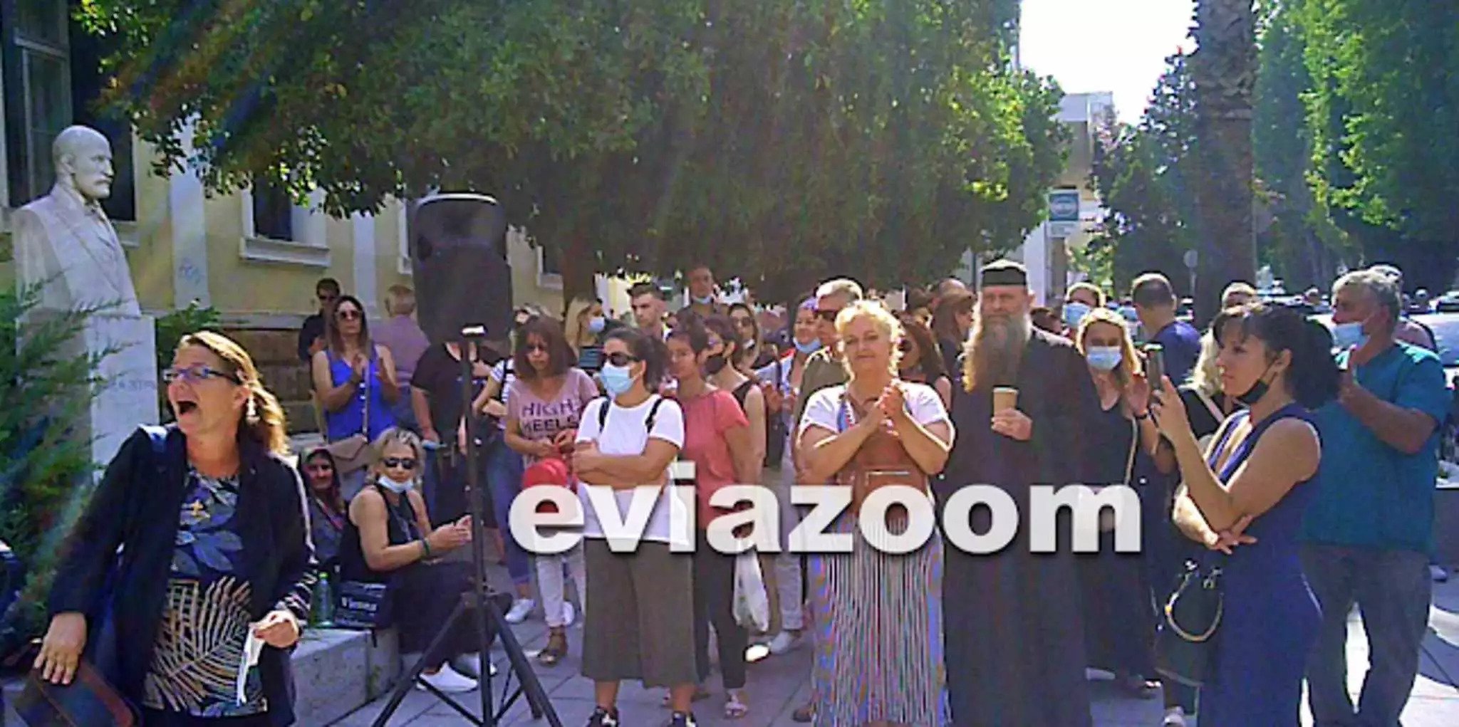 Χαλκίδα: Συγκέντρωση διαμαρτυρίας από υγειονομικούς κατά των αναγκαστικών εμβολιασμών