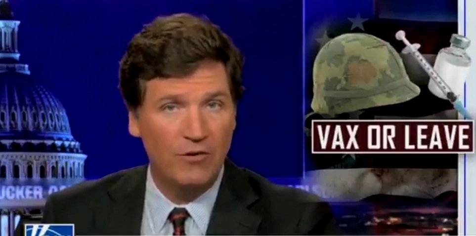 Τ.Κάρλσον στο Fox News: «Ο υποχρεωτικός εμβολιασμός γίνεται για να εντοπίσει το σύστημα ποιοι είναι  οι αντίπαλοί του»