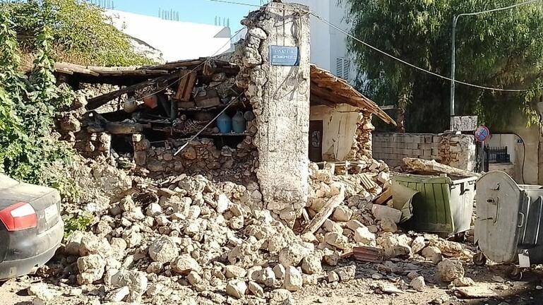 Σεισμός 5,8 Ρίχτερ στην Κρήτη: Πληροφορίες για δύο εγκλωβισμένους