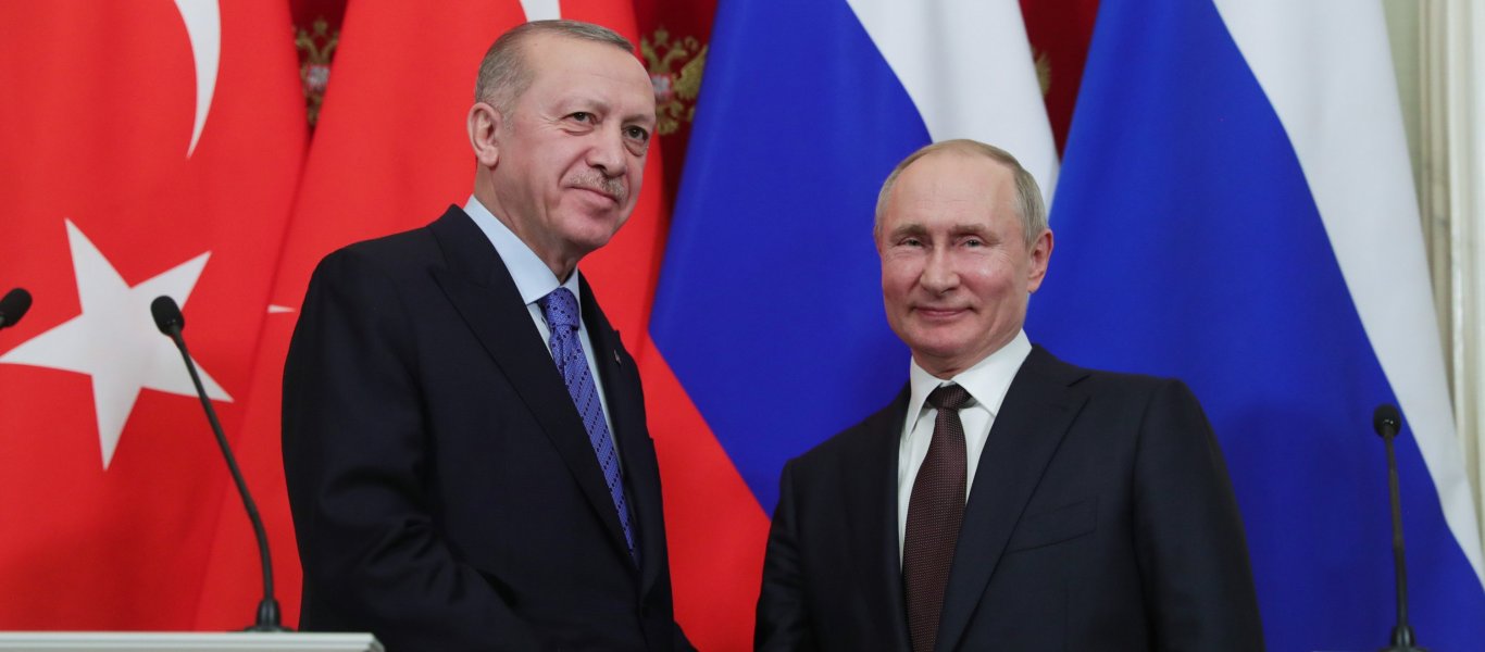 Αύριο η συνάντηση Β.Πούτιν με τον Ρ.Τ.Ερντογάν – Στην ατζέντα Συρία, Αφγανιστάν & Λιβύη