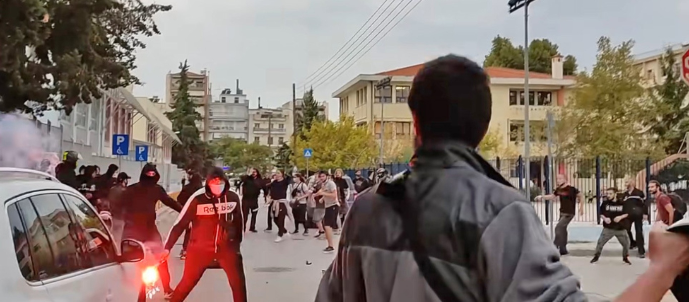 Επεισόδια σε σχολείο στη Θεσσαλονίκη: Από θαύμα γλύτωσαν χωρίς τραύματα οι μαθητές (βίντεο)