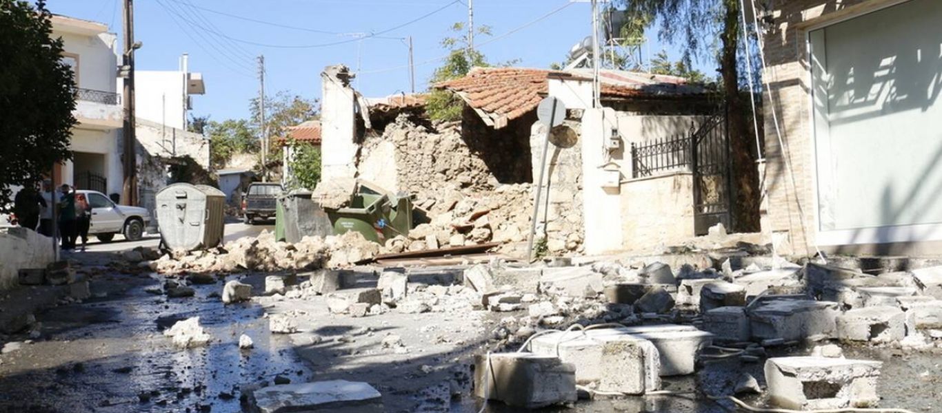 Σεισμός στην Κρήτη: Κατατέθηκε στη Βουλή η τροπολογία με τα μέτρα στήριξης