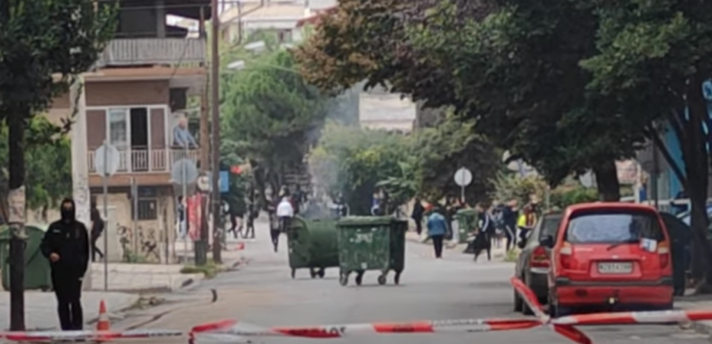 Οκτώ συλλήψεις για τα επεισόδια στο ΕΠΑΛ Ευόσμου – Πέντε ανήλικοι και τρεις ενήλικες