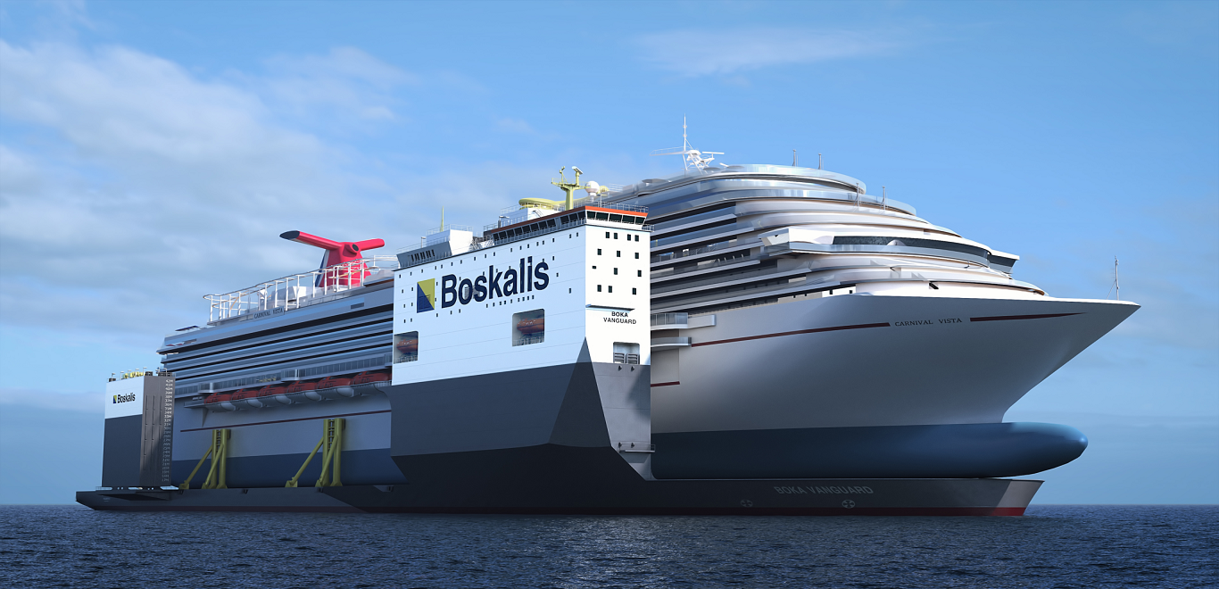 Boka Vanguard: Το γιγάντιο πλοίο μπορεί να μεταφέρει… κρουαζιερόπλοια! (φώτο)