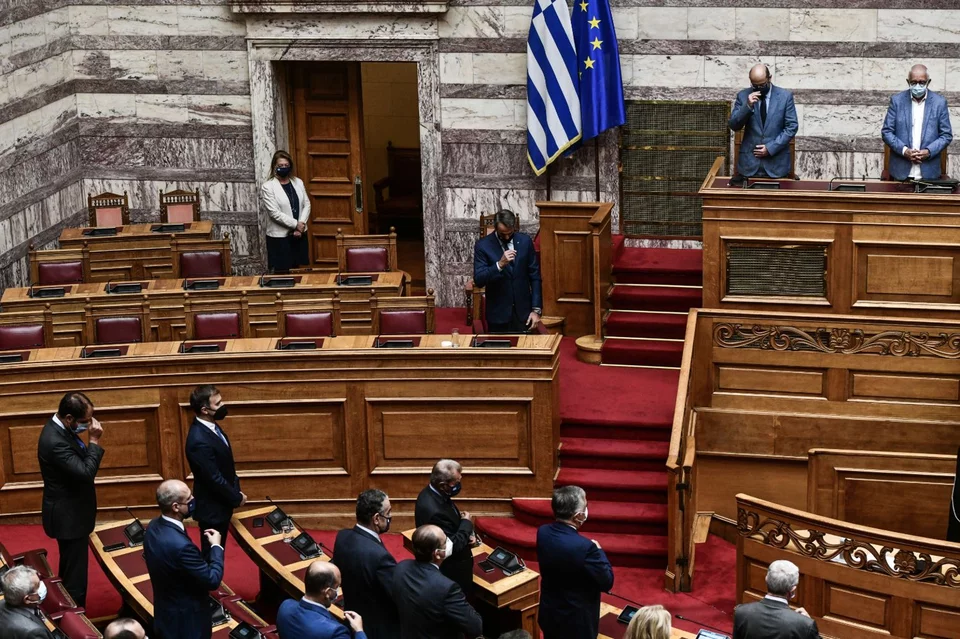 Πραγματοποιήθηκε ο καθιερωμένος αγιασμός στη Βουλή – Παρόντες ο Κ.Μητσοτάκης και ο Α.Τσίπρας