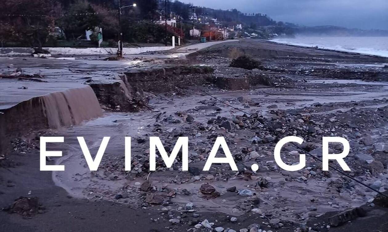 Πρώτα οι φωτιές τώρα οι βροχές: Βιβλική καταστροφή στην Εύβοια – Τα αντιπλημμυρικά έργα του σχεδίου Κ.Μητσοτάκη;