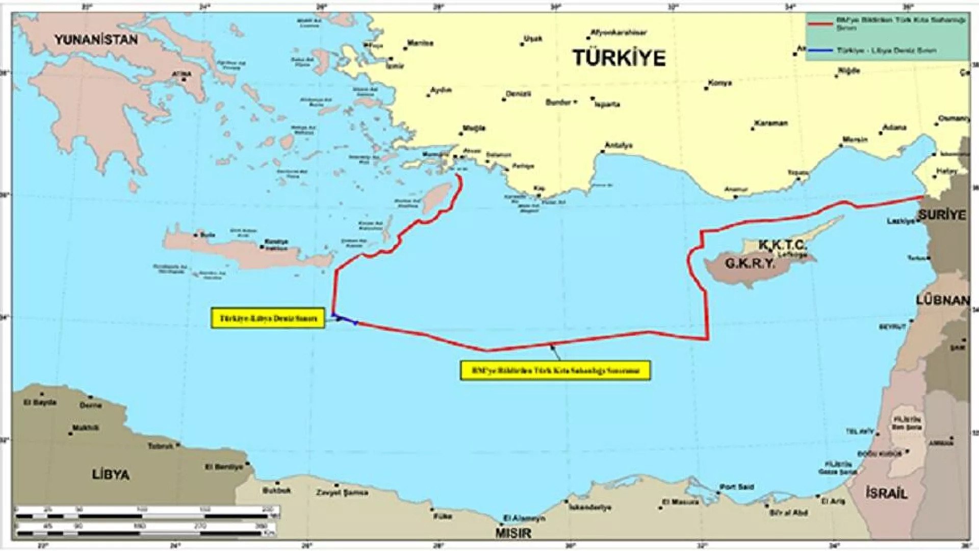 Η Άγκυρα χαρακτηρίζει «τουρκική» την ελληνική υφαλοκρηπίδα: «Υπογράψαμε συμφωνία με την τΔΒΚ το 2011 και μας ανήκει»!