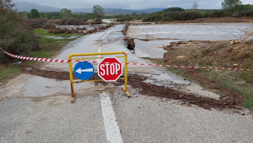 Σέρρες: Υπερχείλισε ο ποταμός στον Δήμο Βισαλτίας λόγω της σφοδρής κακοκαιρίας (φώτο)