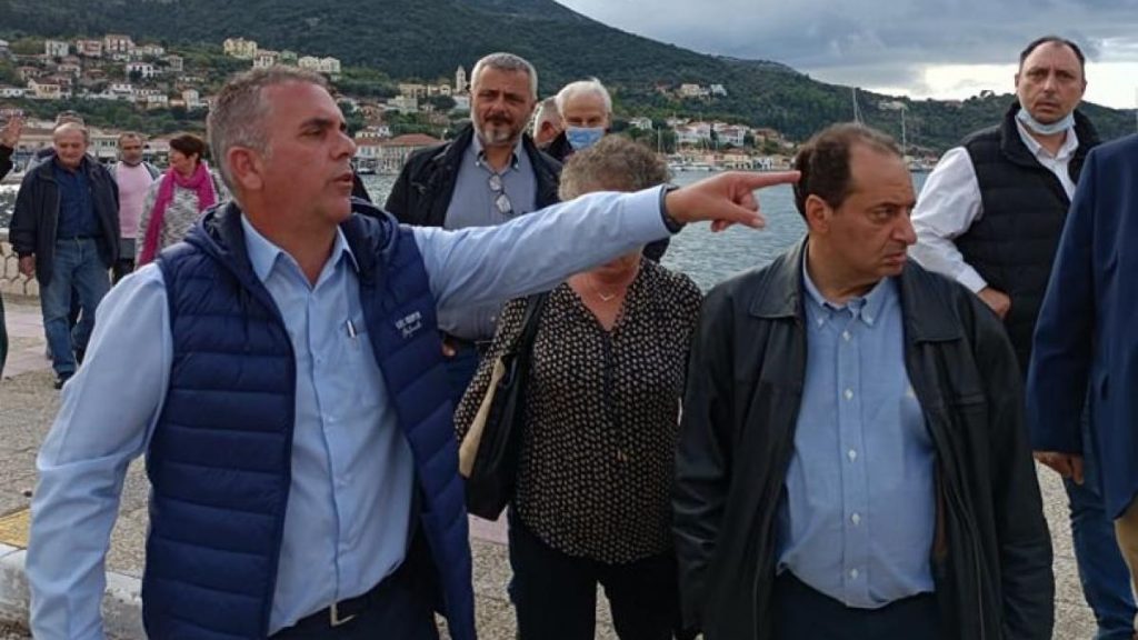 Κλιμάκιο του ΣΥΡΙΖΑ στην Ιθάκη για τις καταστροφές στο νησί