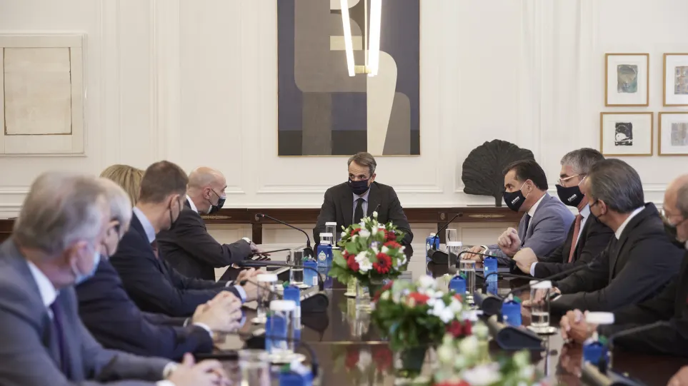 Ανέκδοτα Κ.Μητσοτάκη στο ΕΒΕΑ: «Στόχος μας οι καλοπληρωμένες θέσεις εργασίας στην επόμενη φάση της ανάκαμψης»