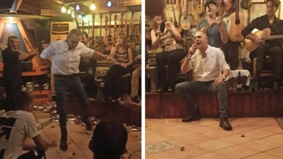 Ο Πάνος Καμμένος σε κέντρο τραγουδάει και χορεύει «Με προδώσαν οι φίλοι μου»