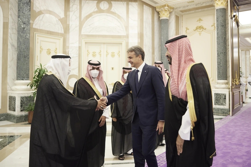 Κ.Μητσοτάκης: Συναντήθηκε με τον πρίγκιπα διάδοχο της Σαουδικής Αραβίας