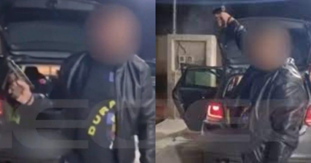 Βίντεο ντοκουμέντο: Άνδρας πυροβολεί στον αέρα μέσα σε αυλή σπιτιού στο Ζεφύρι