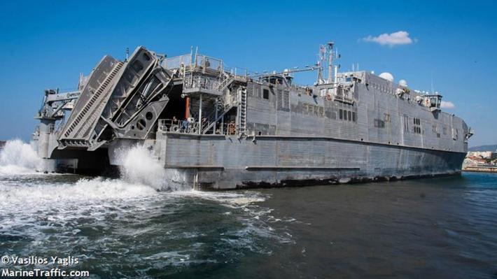 Κατέπλευσε στο λιμάνι της Θεσσαλονίκης το «USNS Yuma» του Ναυτικού των ΗΠΑ (φωτο)
