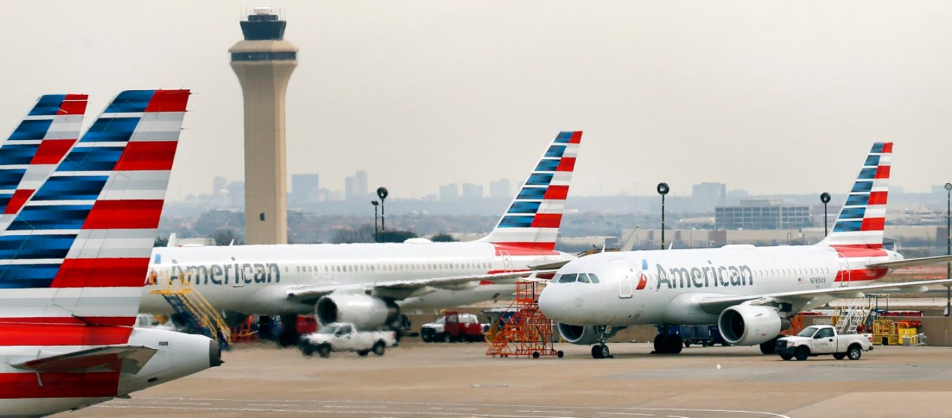 Η American Airlines ακύρωσε πάνω από 1.400 πτήσεις το τριήμερο λόγω κακοκαιρίας