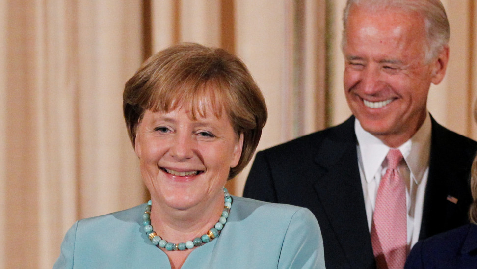 G20: Συνάντηση Μπάιντεν με την απερχόμενη καγκελάριο Άνγκελα Μέρκελ