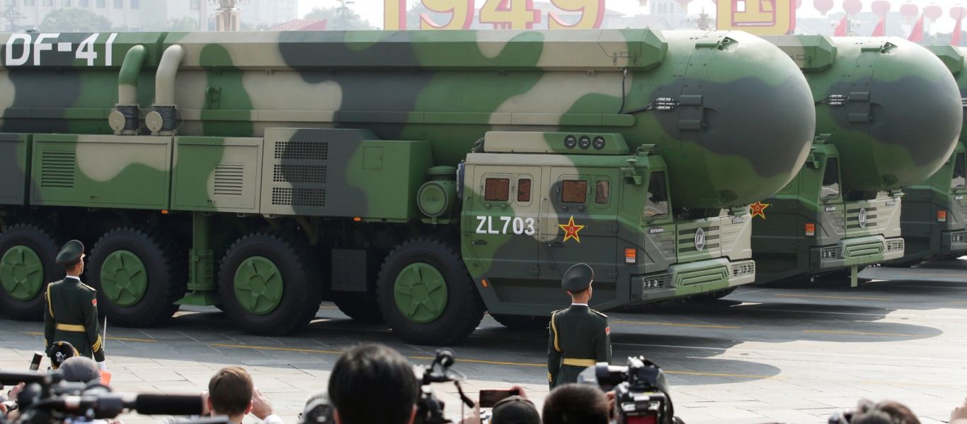 Μεγαλώνει η ανησυχία στο Πεντάγωνο: «Αυξάνεται ραγδαία το πυρηνικό οπλοστάσιο της Κίνας»