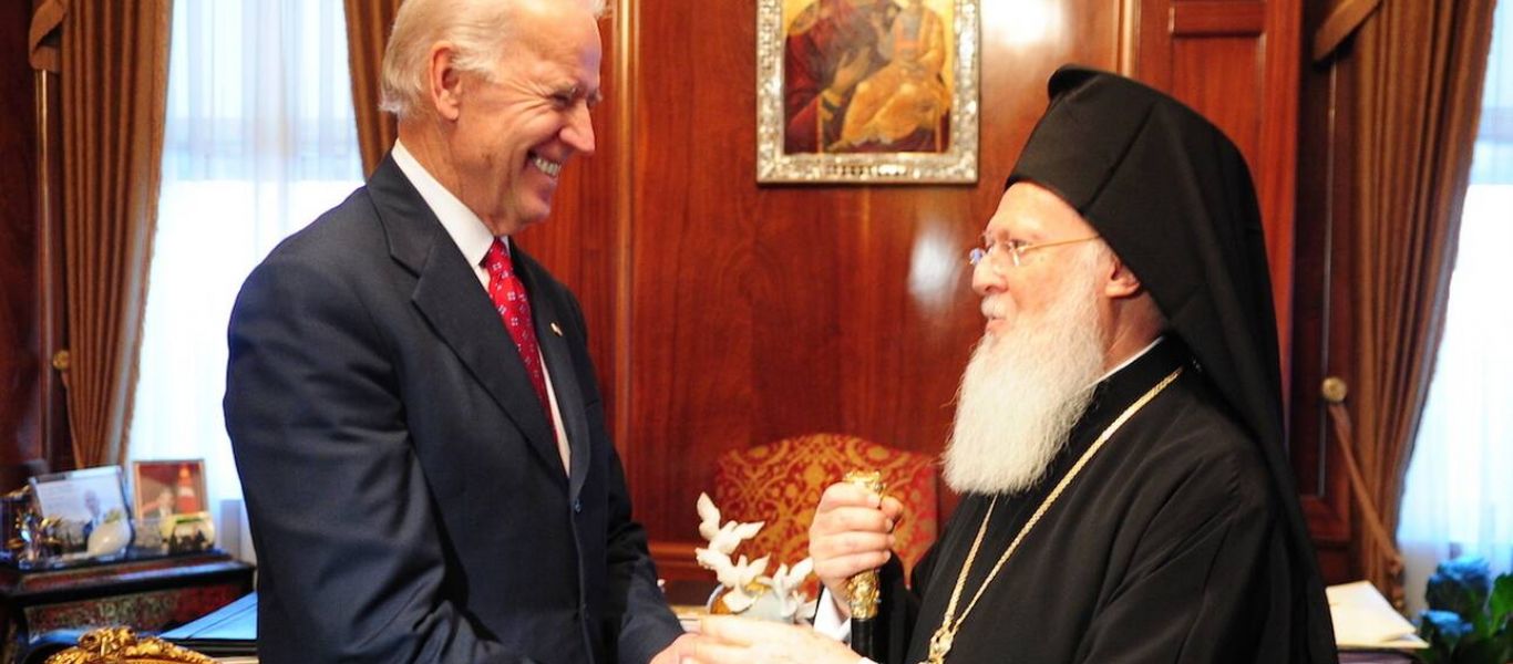 Προσωπικό ενδιαφέρον Τζο Μπάιντεν για την κατάσταση υγείας του Οικουμενικού Πατριάρχη Βαρθολομαίου
