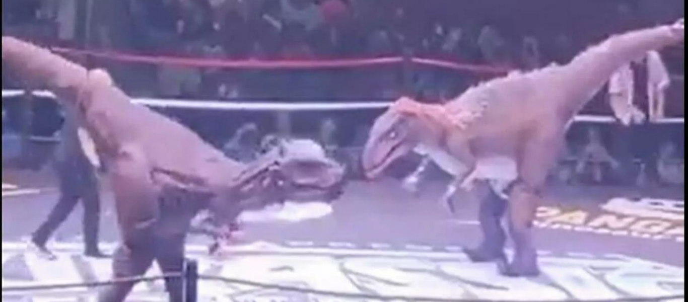 Δεινοσαυρομαχίες: Το νέο άθλημα που έχει κυριεύσει τις ΗΠΑ! (βίντεο)