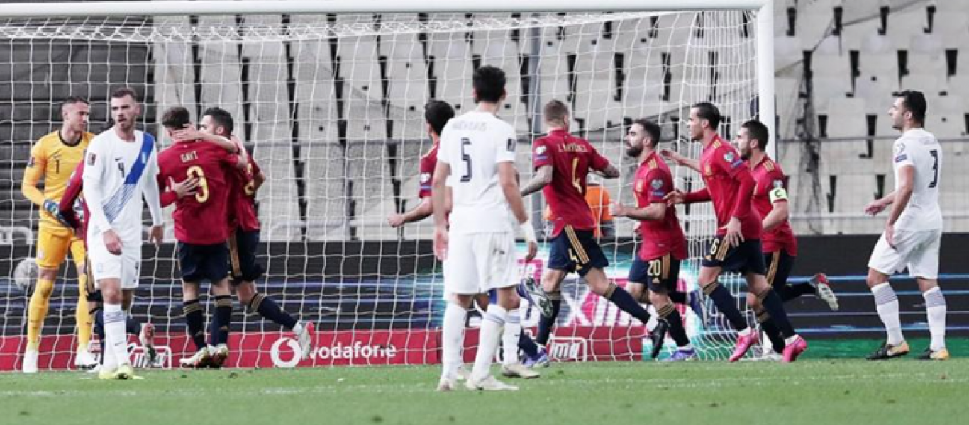 Ελλάδα – Ισπανία 0 -1 – Αποχαιρέτησε η εθνική κάθε ελπίδα για πρόκριση