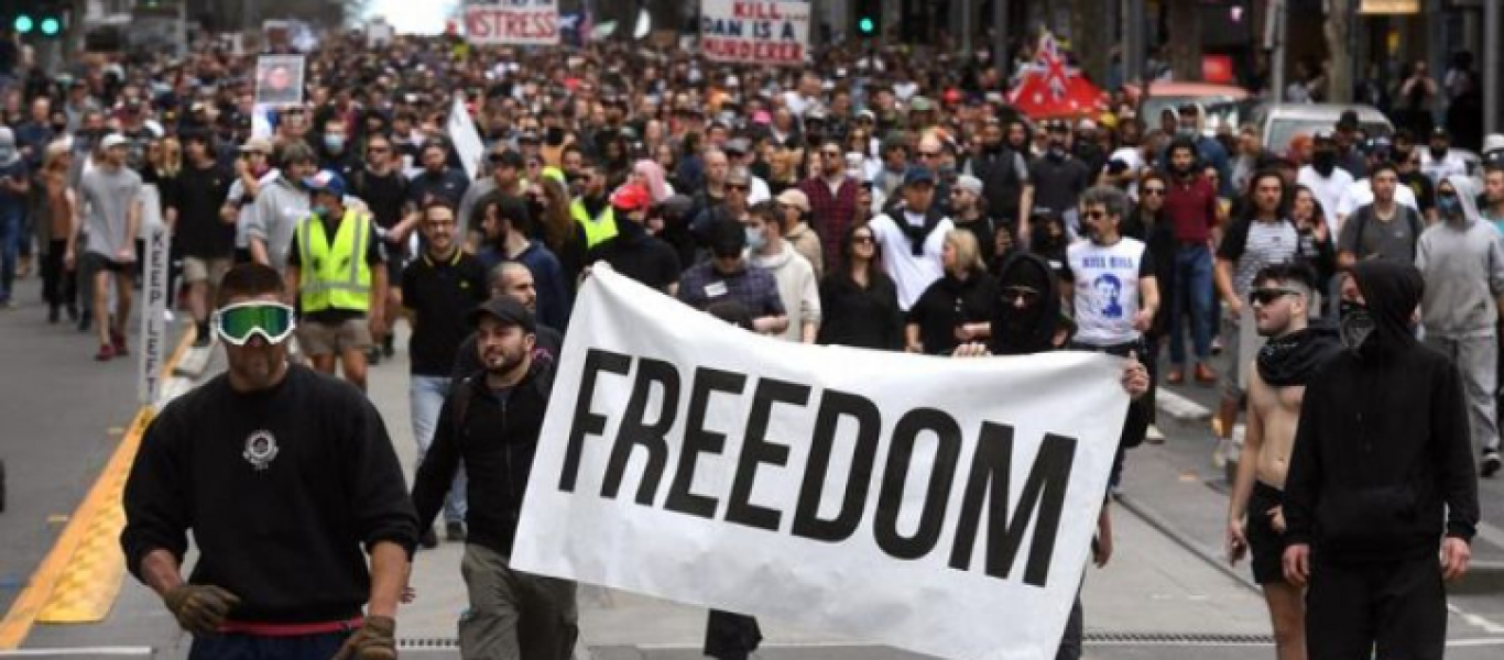 Αυστραλία:Τεράστιες διαδηλώσεις κατά του Covid pass – Ξεσηκωμός κατά της υγειονομικής δικτατορίας