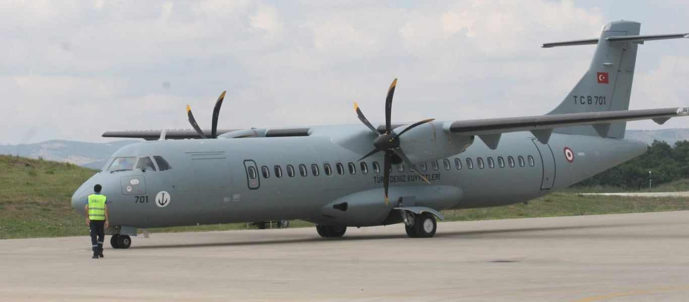 Τουρκικό αεροσκάφος ναυτικής συνεργασίας και συλλογής πληροφοριών ATR-72 πέταξε στα όρια του FIR Λευκωσίας