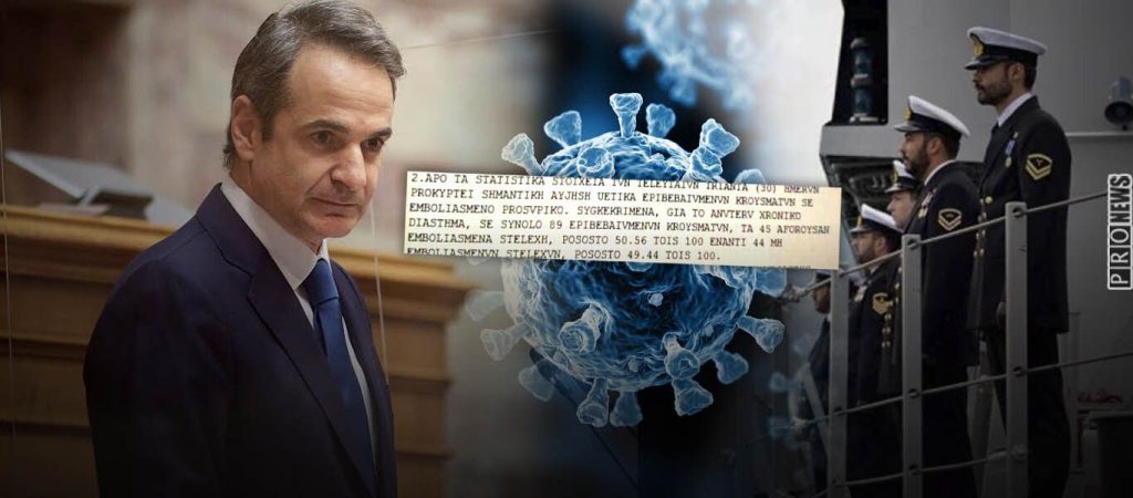 ΝΤΟΚΟΥΜΕΝΤΟ: Έγγραφο-«πύραυλος» του ΓΕΝ «βυθίζει» την κυβέρνηση: «Οι εμβολιασμένοι νοσούν περισσότερο από Covid-19»!