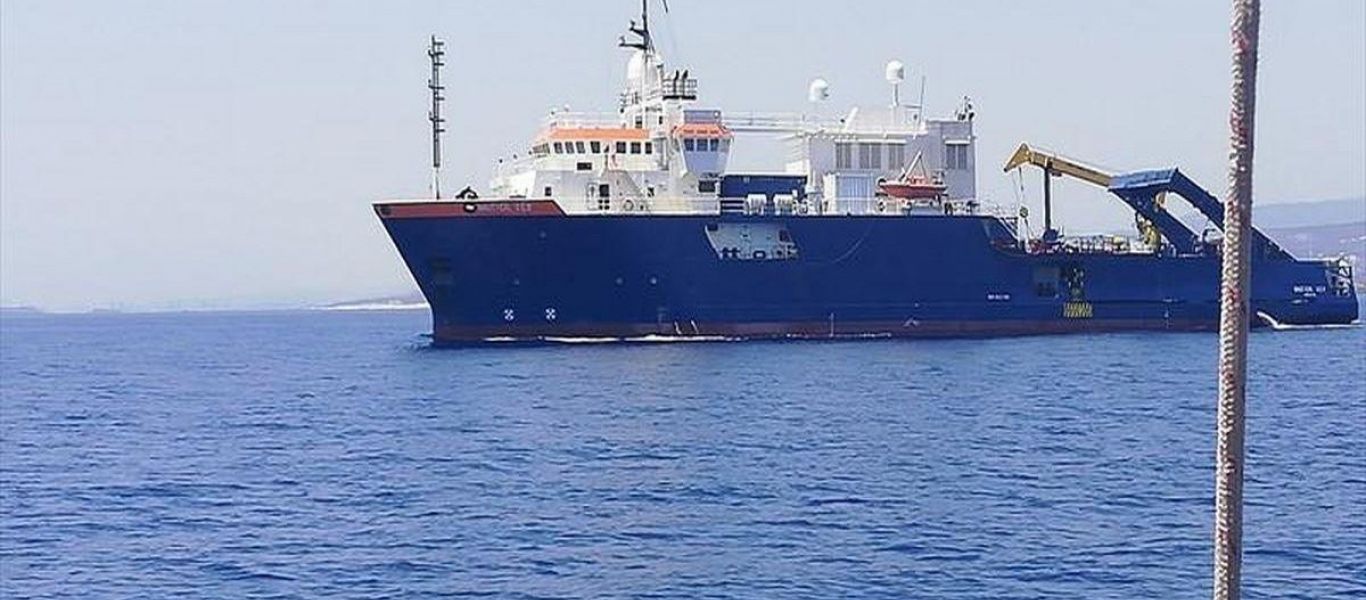 Τουρκική φρεγάτα στην Κρήτη προειδοποιεί το ερευνητικό NAUTICAL GEO «να μην κάνει έρευνες στην τουρκική ΑΟΖ»