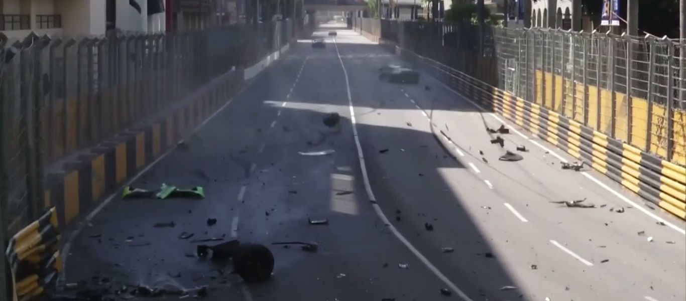 Σοκαριστική σύγκρουση πριν την έναρξη του GP του Μακάο: Έχασε τον έλεγχο και χτύπησε στις μπαριέρες (βίντεο)