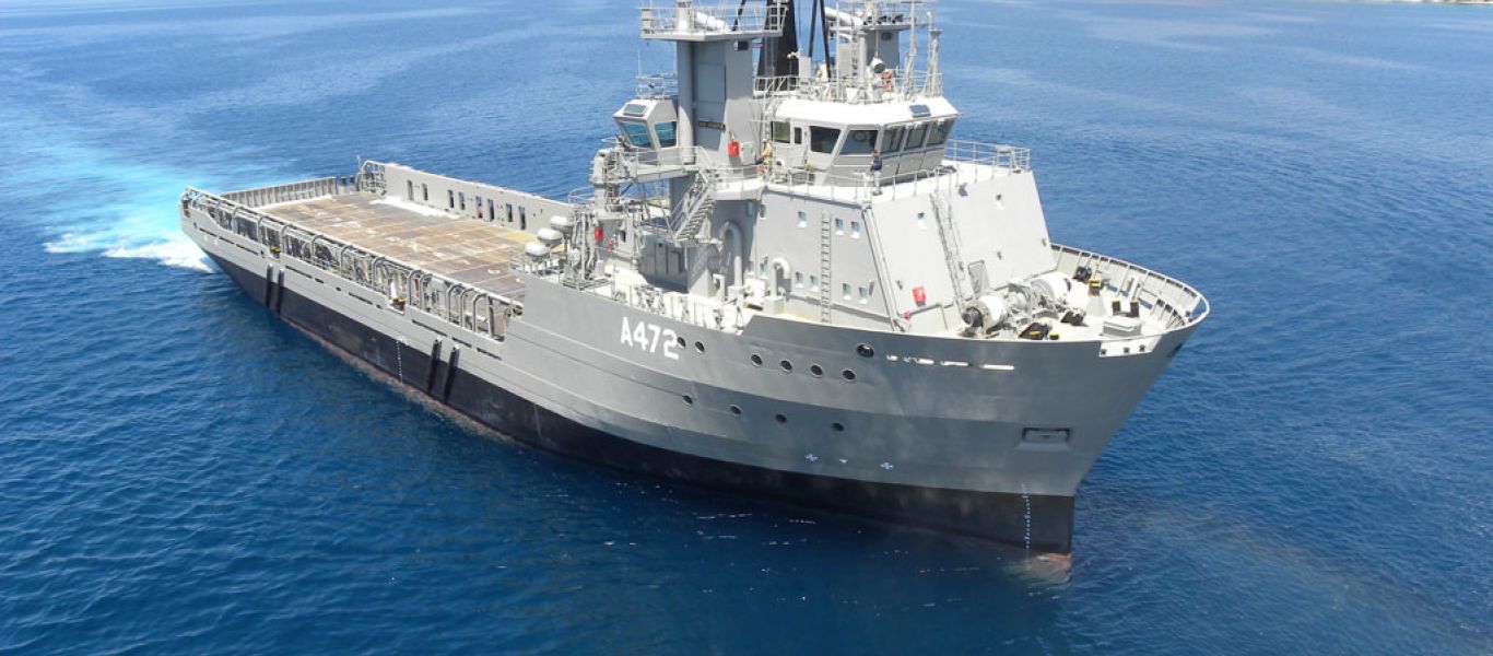 Το ίδρυμα Λασκαρίδη δώρισε στο Πολεμικό Ναυτικό το Πλοίο Γενικής Υποστήριξης «Αίας» (φωτο)