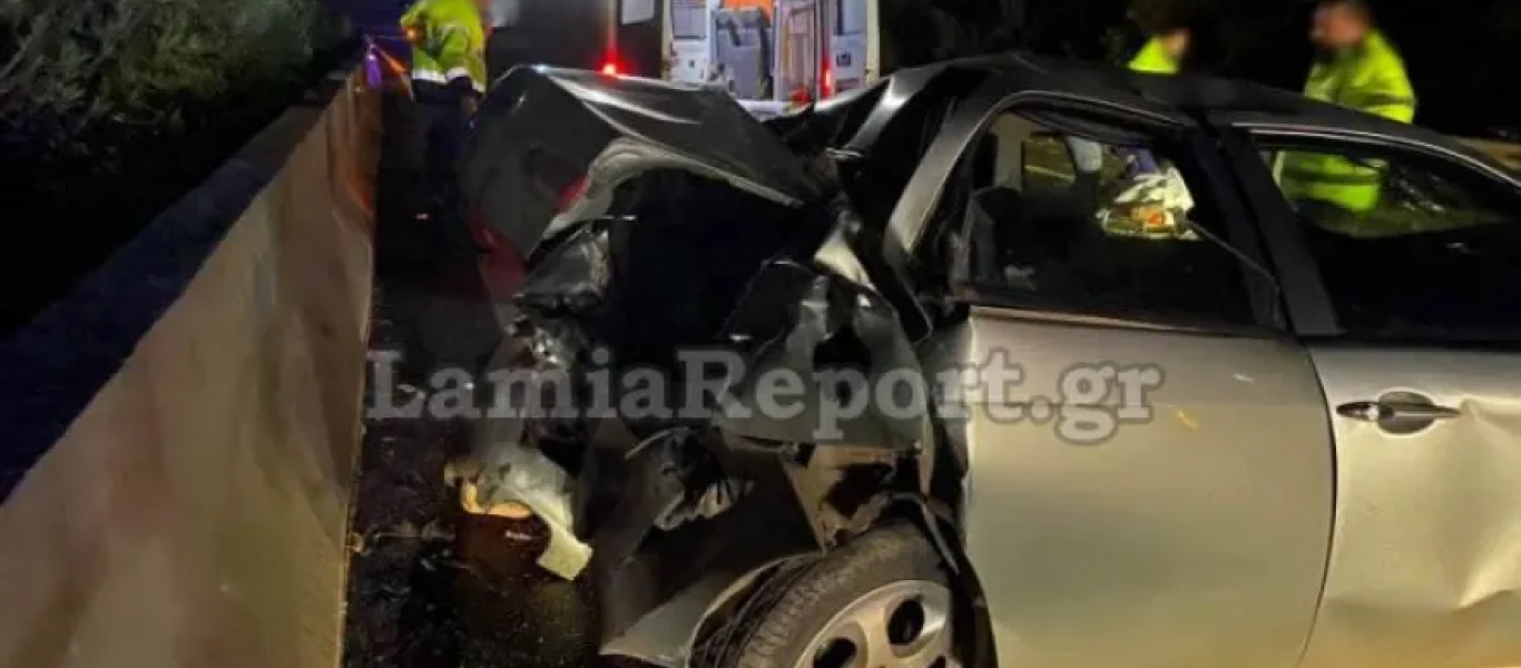 Φθιώτιδα: Νεκρός 33χρονος σε τροχαίο δυστύχημα – Ένας ακόμα τραυματίας (βίντεο)