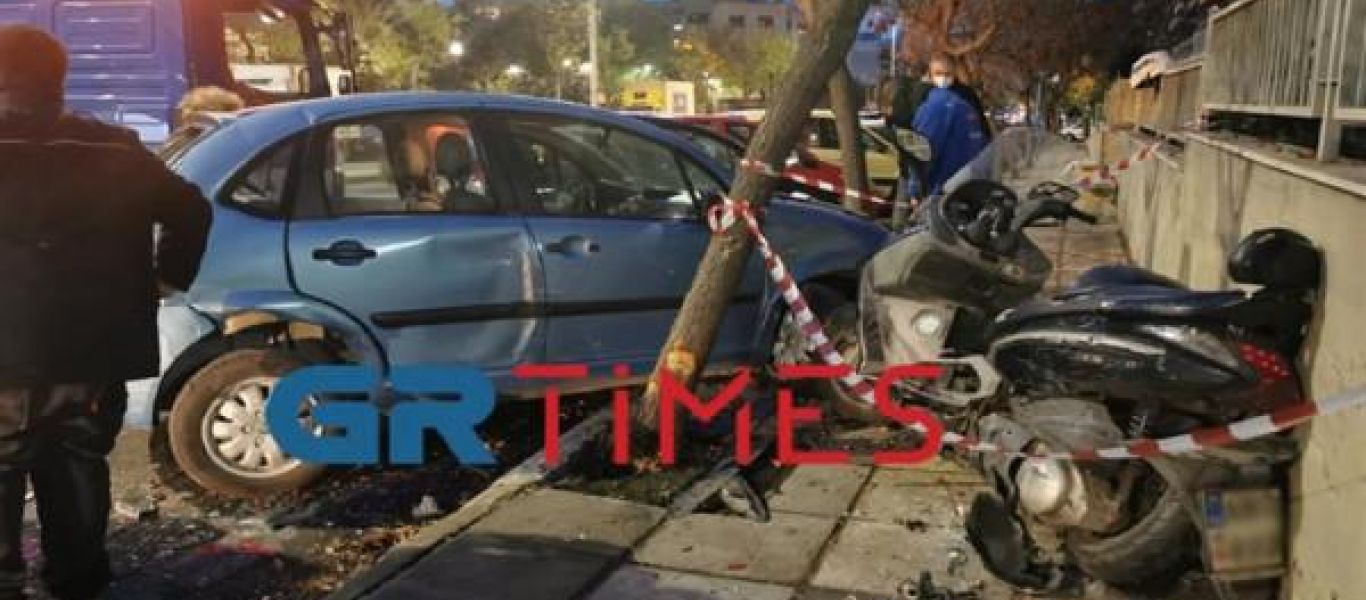 Θεσσαλονίκη: Λεωφορείο εκτός ελέγχου έπεσε σε σταθμευμένα οχήματα – Υπέστη ισχαιμικό επεισόδιο ο οδηγός