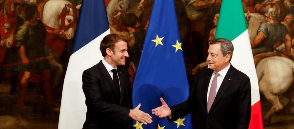 Ε.Μακρόν και Μ.Ντράγκι υπέγραψαν την ιταλογαλλική συνθήκη – Τί δήλωσαν;