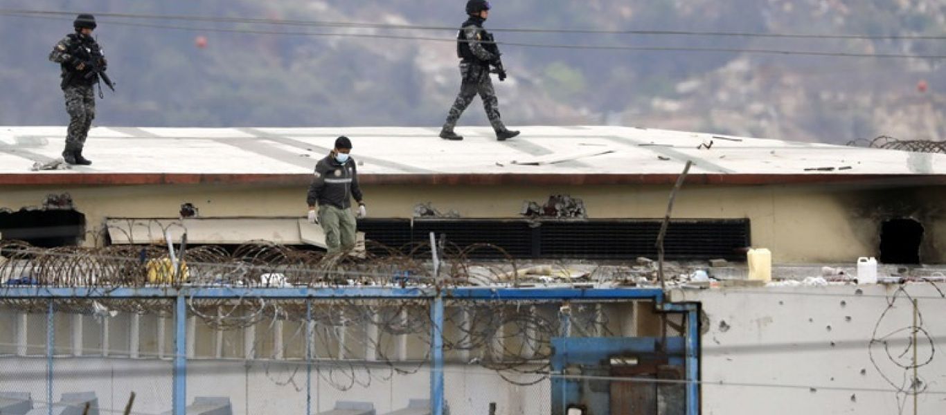 Παρατάθηκε για έναν μήνα η κατάσταση εξαίρεσης στις φυλακές του Ισημερινού