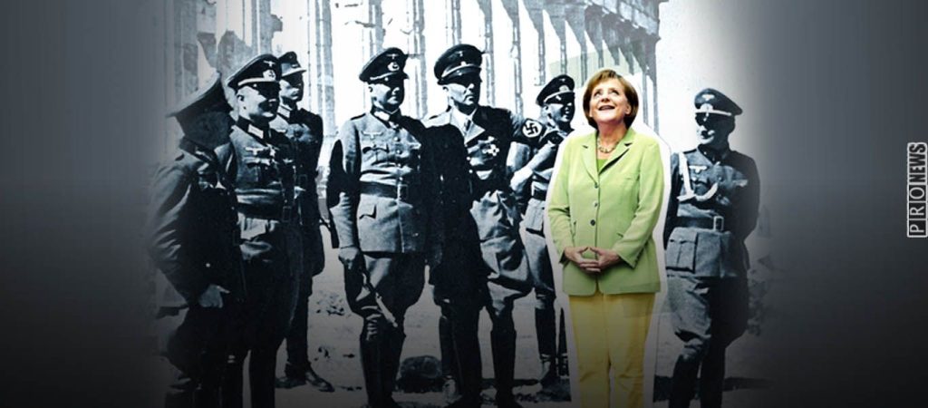 Ναζιστική τελετή με πυρσούς και βηματισμό SS στον αποχαιρετισμό της Α.Μέρκελ: “Some things never change”… (βίντεο)