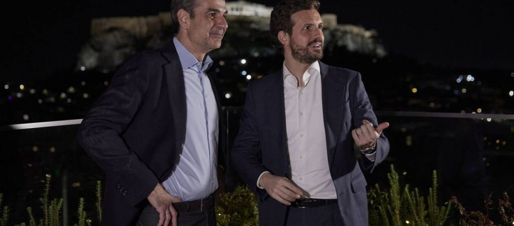 Συνάντηση και δείπνο  Κ. Μητσοτάκη με τον ηγέτη της ισπανικής αντιπολίτευσης Πάμπλο Κασάδο