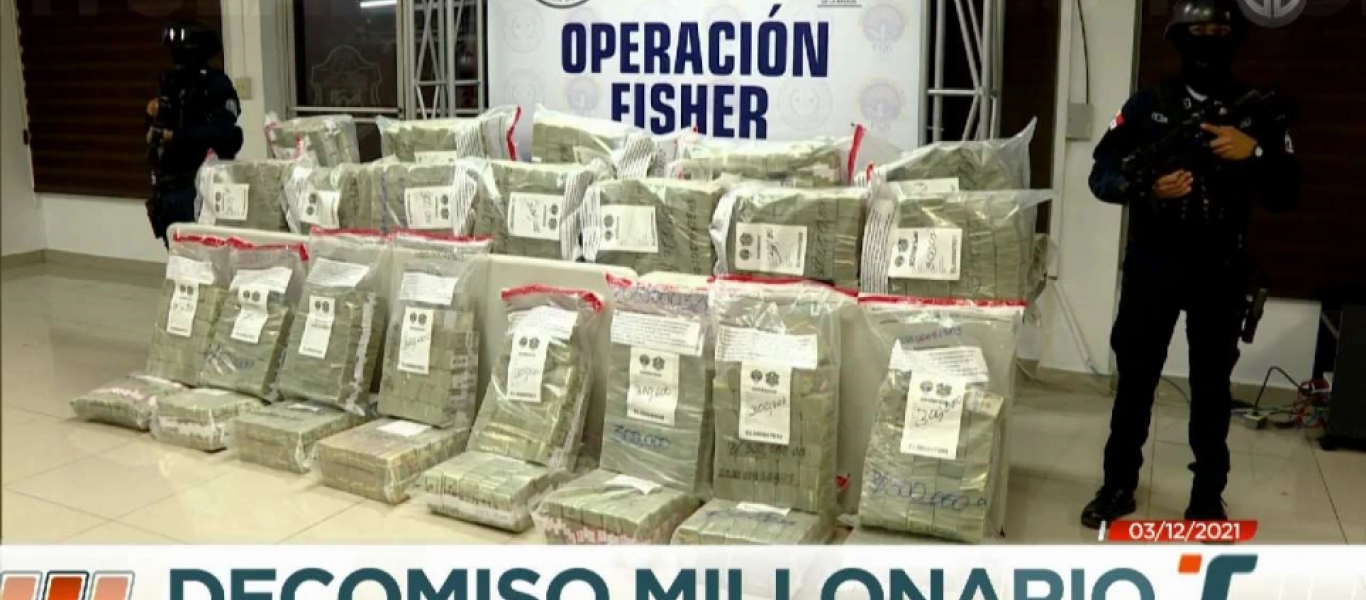 Παναμάς: Κατάσχεση ρεκόρ 10 εκατ. δολαρίων που προέρχονται από το εμπόριο ναρκωτικών