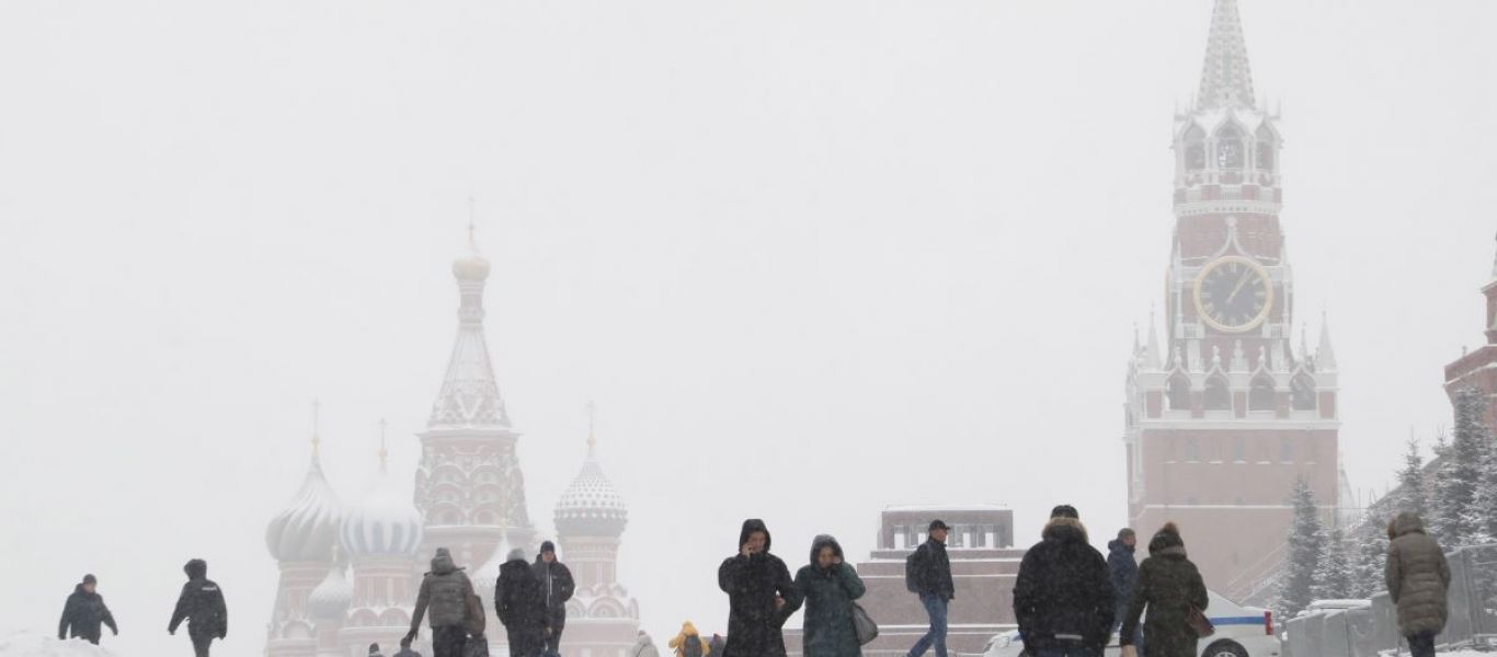 Ρωσία: Χιονόπτωση ρεκόρ στην Μόσχα – Έπεσε το 20% του χιονιού όλης της χρονιάς!