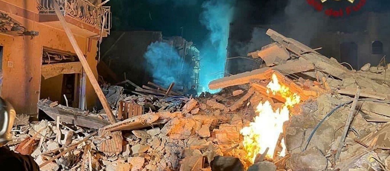 Έκρηξη φυσικού αερίου στη Σικελία: Κατέρρευσε 4οροφο κτίριο – Τουλάχιστον 12 αγνοούμενοι (φώτο-βίντεο)