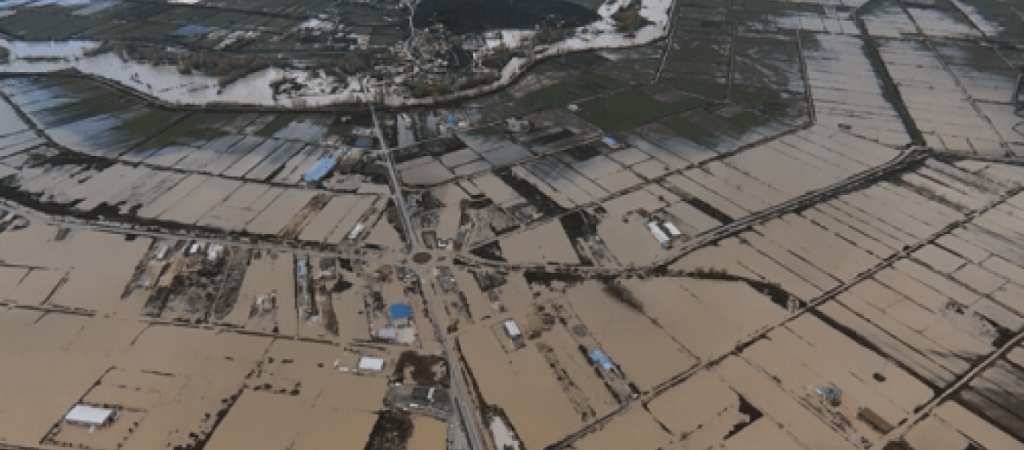 Απέραντη λίμνη ο κάμπος Φαναρίου στη Πρέβεζα (βίντεο)