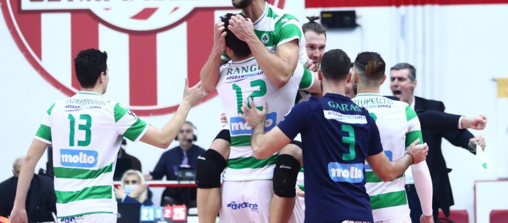 Βόλεϊ: Εντυπωσιακή επικράτηση του Παναθηναϊκού με ανατροπή και 1-3 επί του ΟΣΦΠ  μέσα στο Μ. Μερκούρη