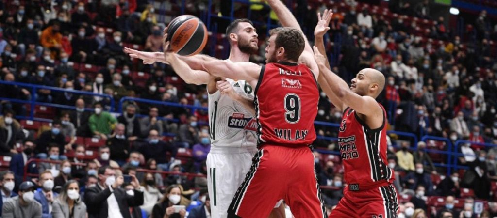 Euroleague: Αρμάνι – Παναθηναϊκός 75-54