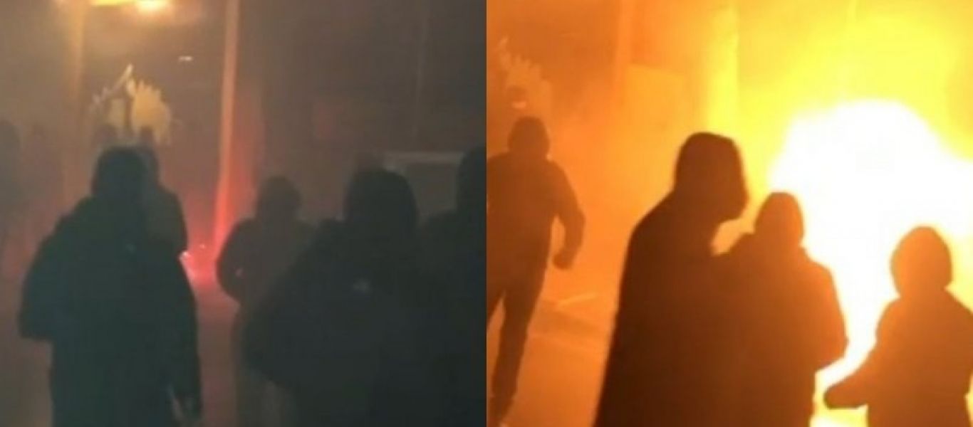 Εικόνες «χάους» από την επίθεση στον σύνδεσμο οπαδών της ΑΕΚ στο Καματερό (βίντεο-φωτο)