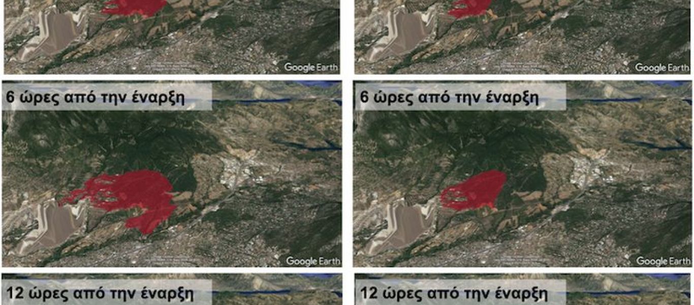 Έρευνα του meteo.gr καταρρίπτει το κυβερνητικό ψέμα των ισχυρών ανέμων για την φωτιά της Βαρυμπόμπης