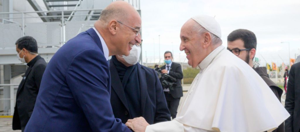 Ο Πάπας Φραγκίσκος απέστειλε ευχαριστήρια επιστολή στον Νίκο Δένδια