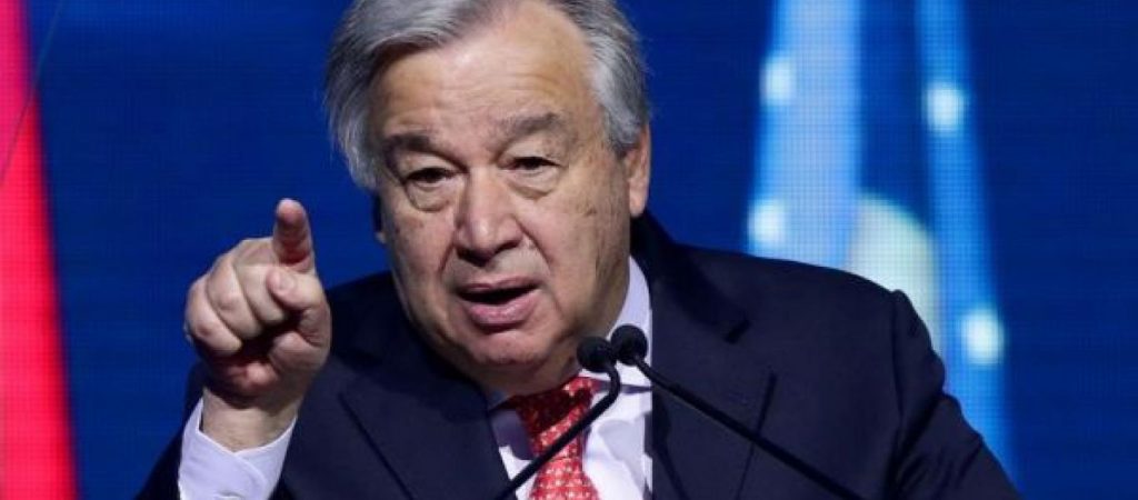 Αντόνιο Γκουτέρες: Να κάνουμε το 2022 ένα έτος ανάκαμψης για όλους