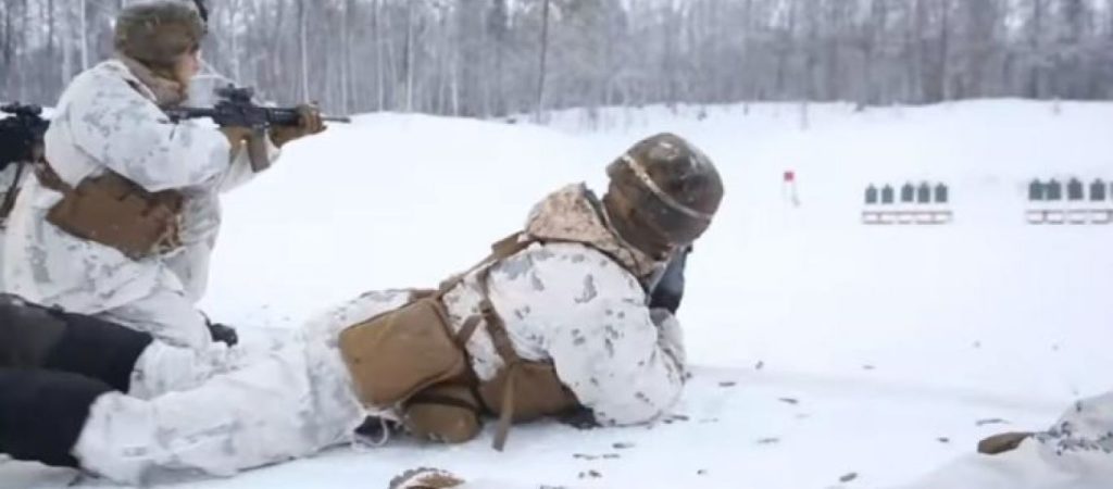 Οι Αμερικανοί πεζοναύτες εκπαιδεύονται στην χιονισμένη Νορβηγία (βίντεο)