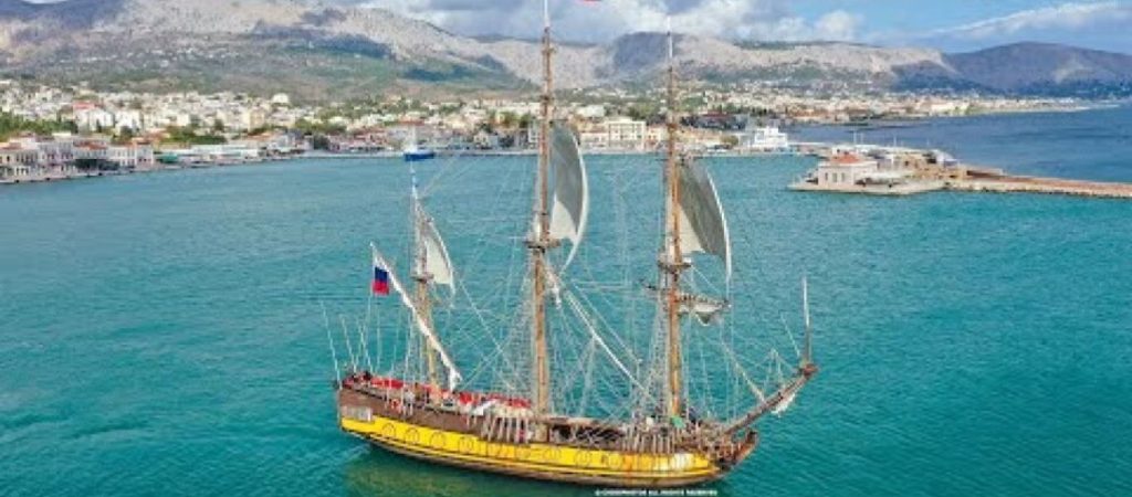 Στο λιμάνι της Ραφήνας το ρωσικό ιστιοφόρο Shtandart – Αντίγραφο της φρεγάτας του Μεγάλου Πέτρου (βίντεο-φωτο)