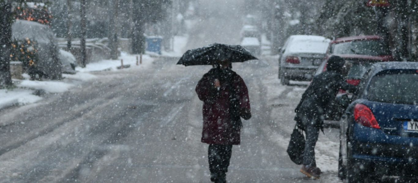 Κακοκαιρία «Διομήδης»: Ισχυρές καταιγίδες & χιονοπτώσεις σήμερα – Η πρόγνωση της ΕΜΥ