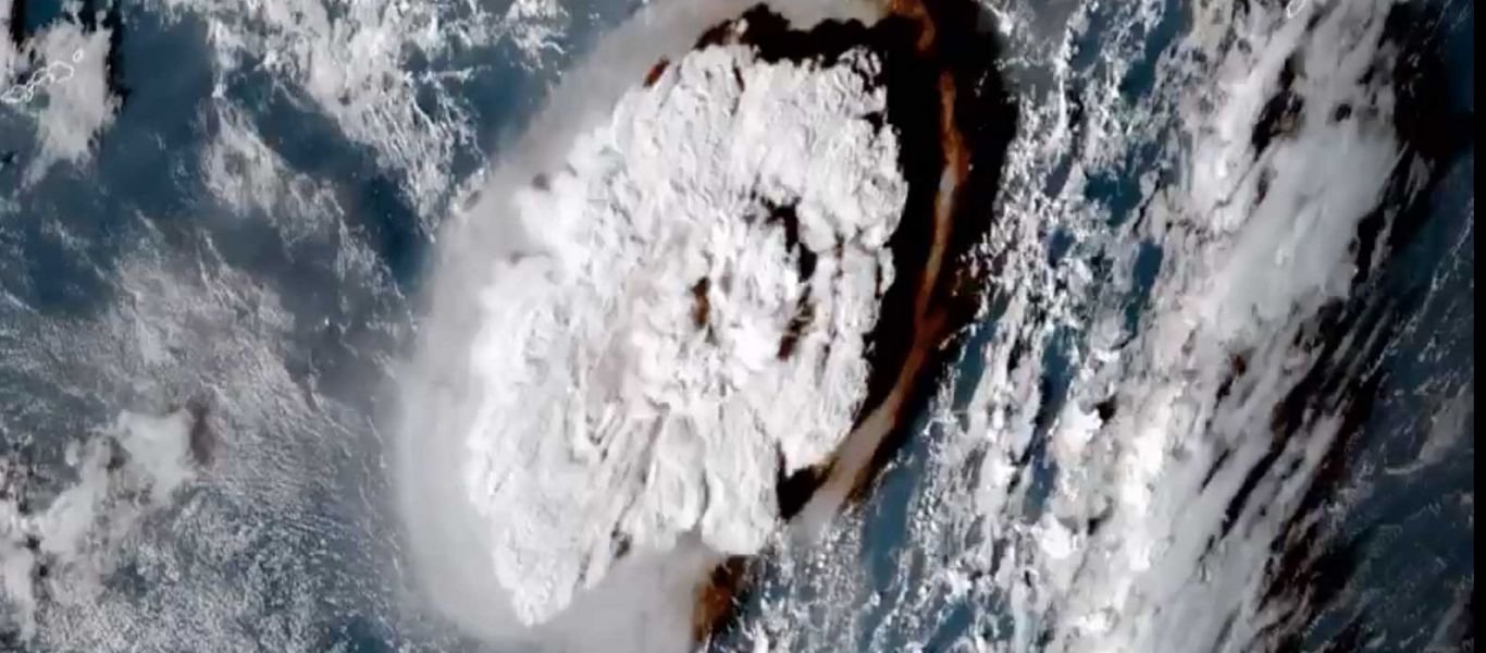 Έκρηξη ηφαιστείου Τόνγκα: Το κρουστικό κύμα πέρασε δύο φορές από την Ελλάδα